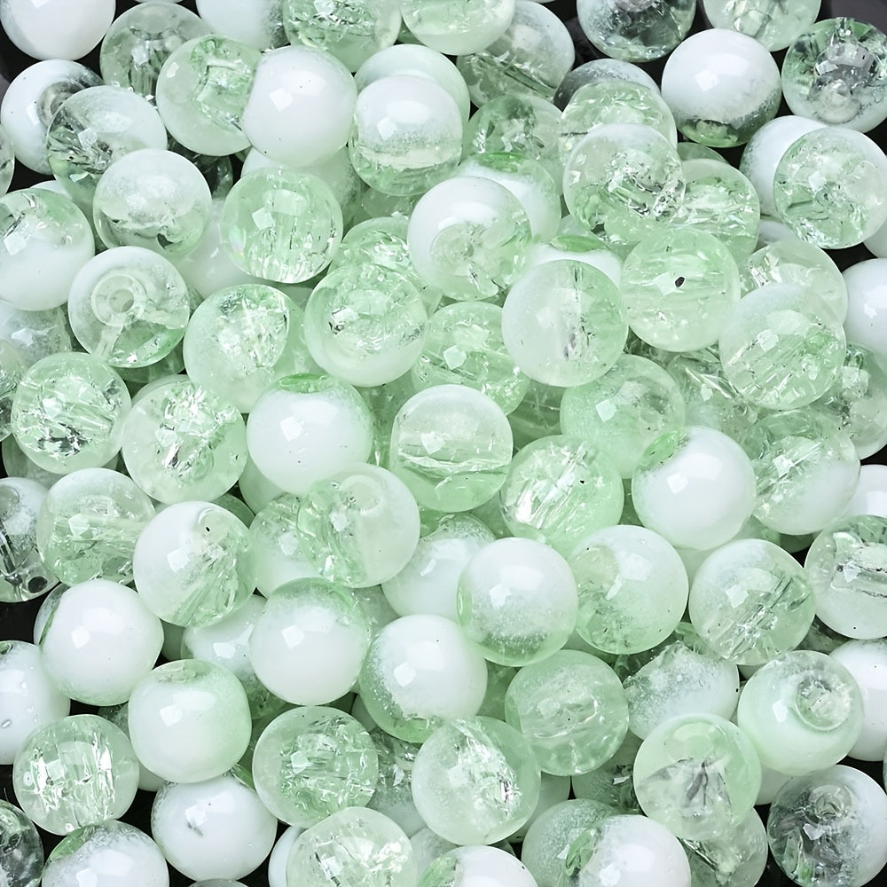 Milk Cap Glass Beads