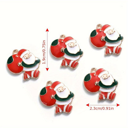 Mixed Metal Christmas Pendants