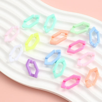 Acrylic Split Ring Chain Clasps