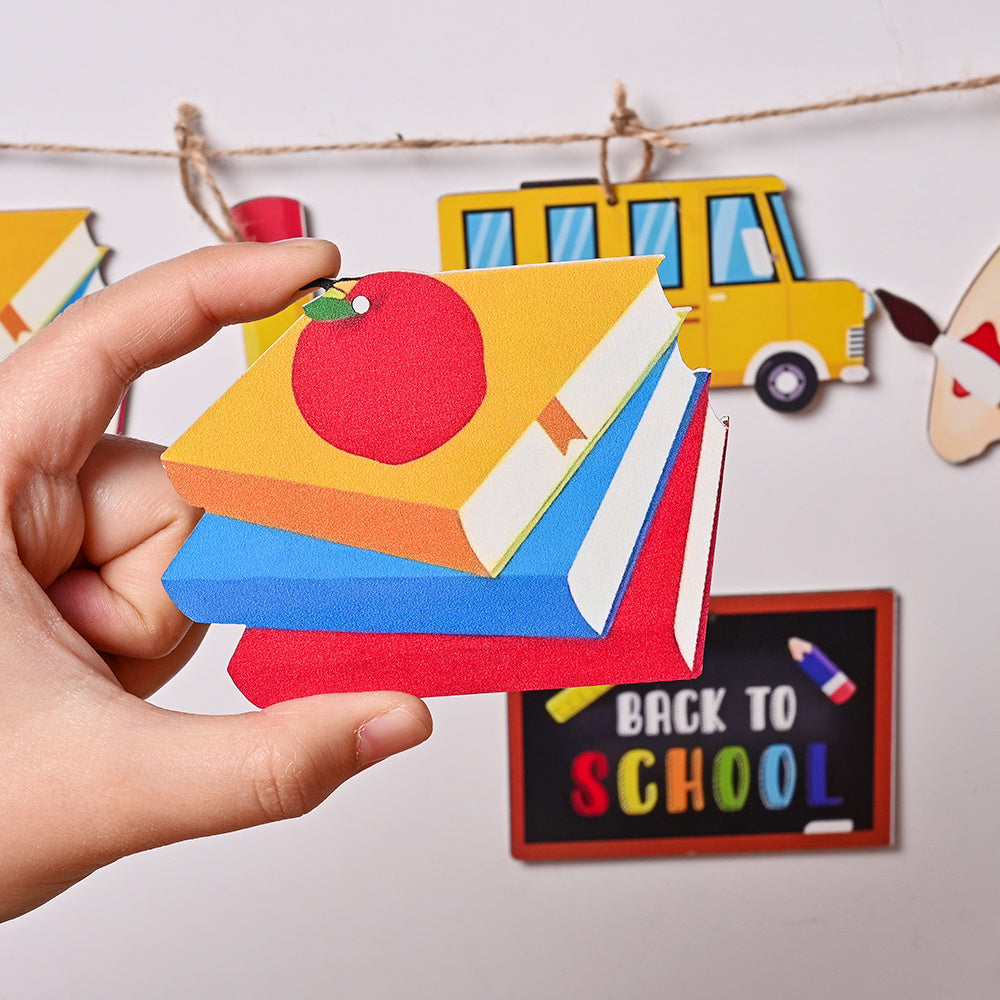 Back-to-School Wooden Hanging Ornaments