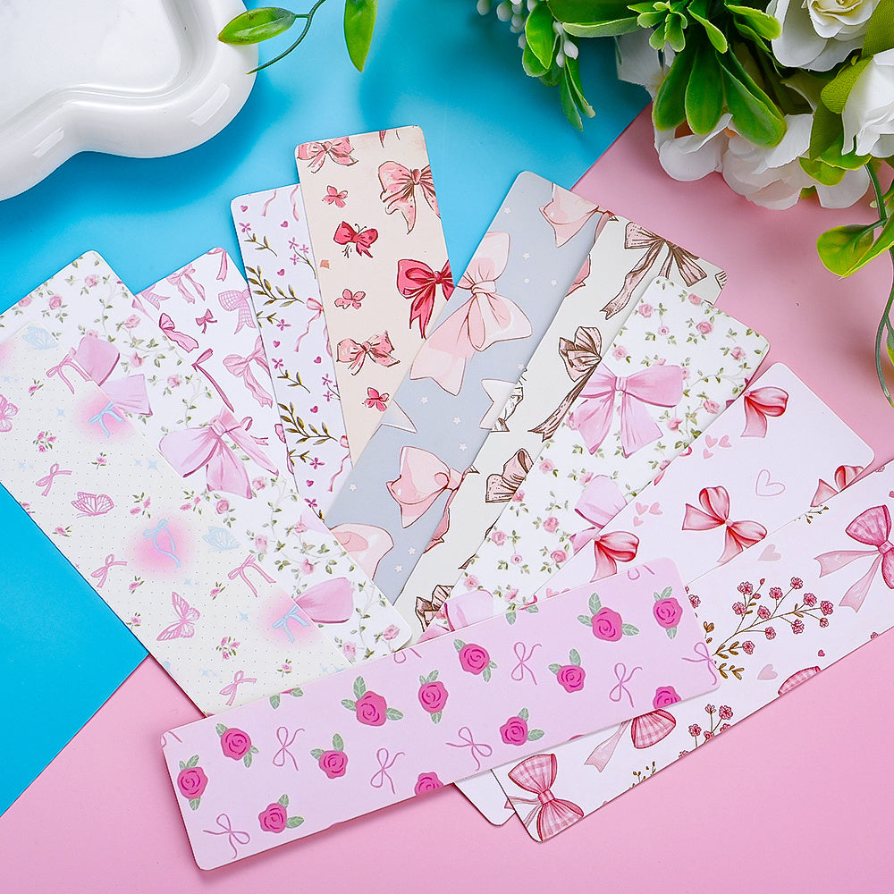 Coquette Pink Bow Bookmarks