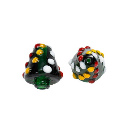 Christmas Glass Beads