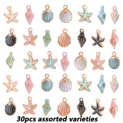 Ocean Enamel Pendants