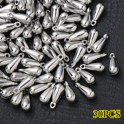 Gold & Silver CCB Plastic Pendants