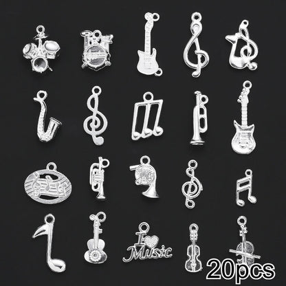 Musical Instrument Alloy Pendants