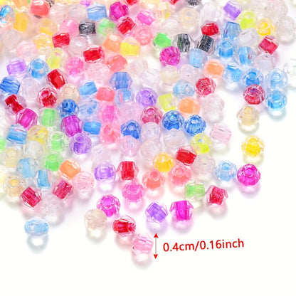 200PCS 4mm Glass Rice Beads for Jewelry Making