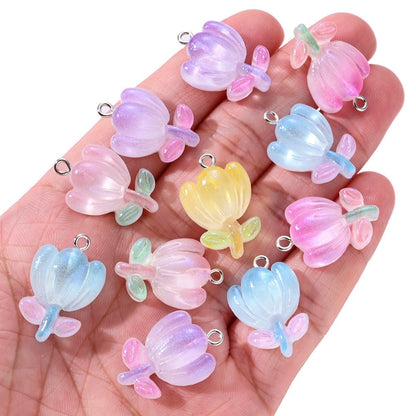 3D Resin Tulip Charms