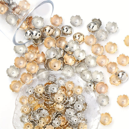Tulip Pattern Plastic Beads