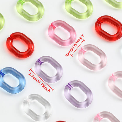Clear Acrylic Chain Clasps
