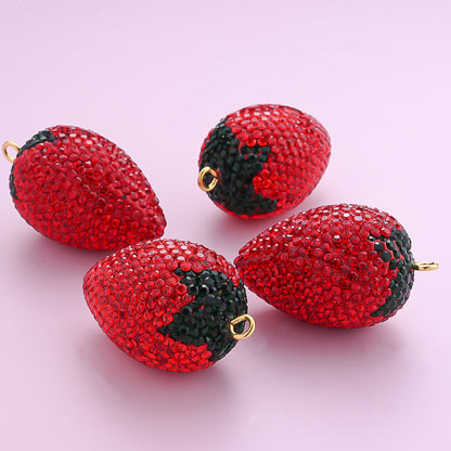 Strawberry Soft Clay Pendant