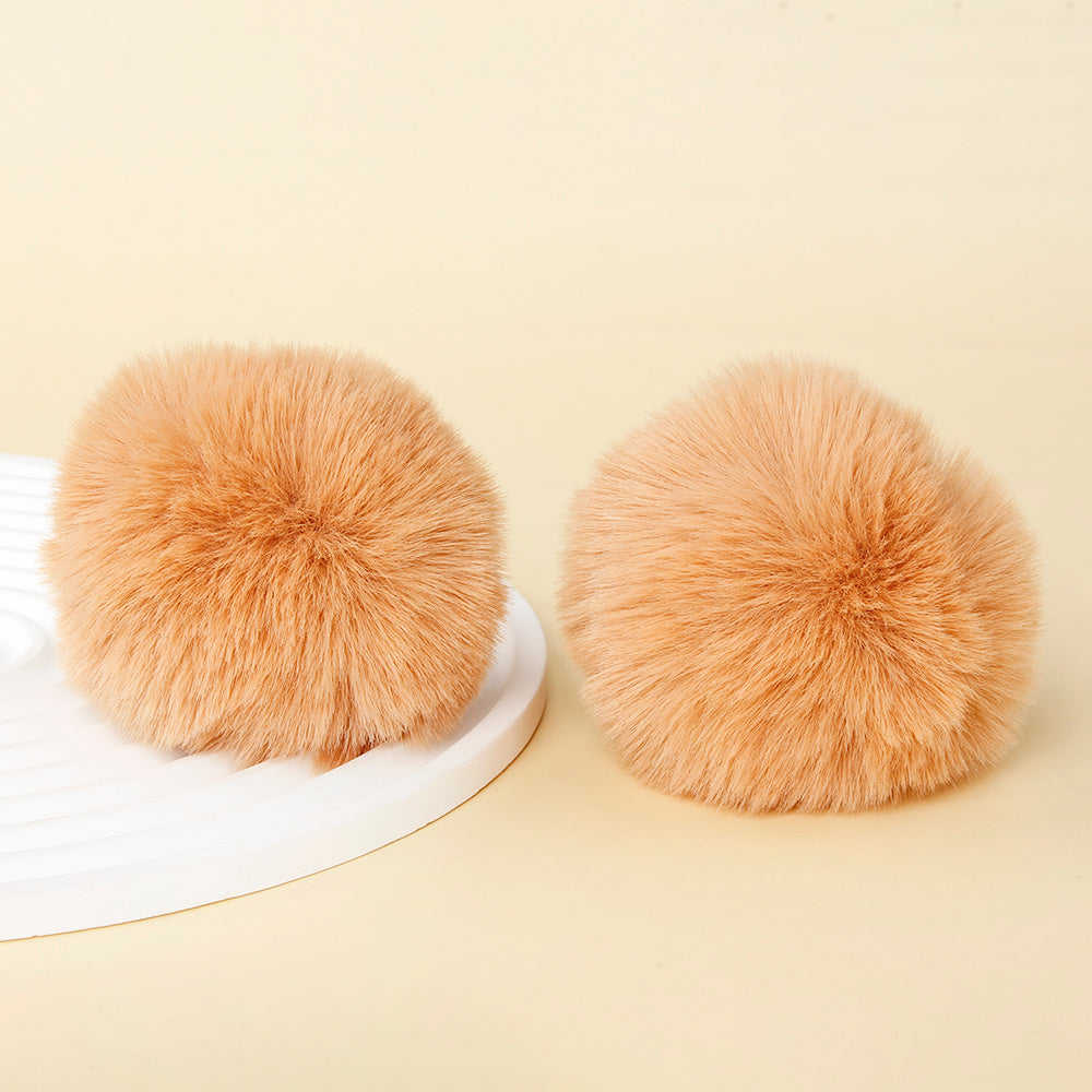 Fashion Multicolored Faux Rabbit Fur Plush Balls