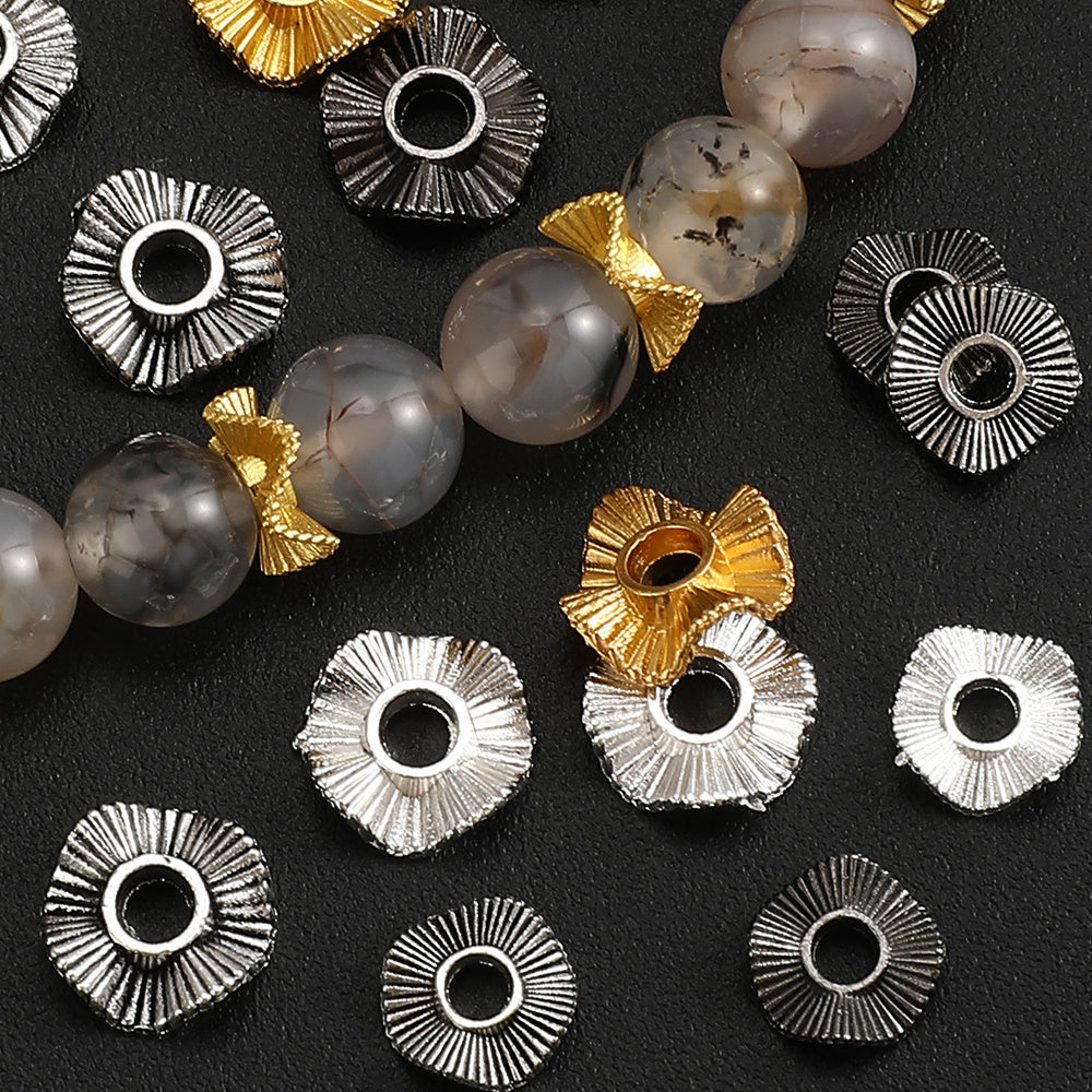 Wave Alloy Beads