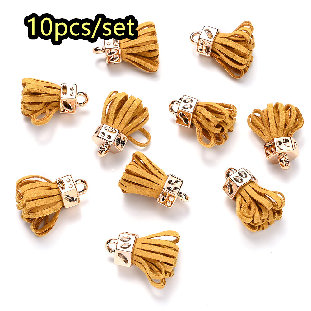 Fashion Mini Colorful Fringe with Golden Cap
