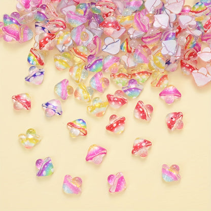Resin Mushroom Flatback Beads