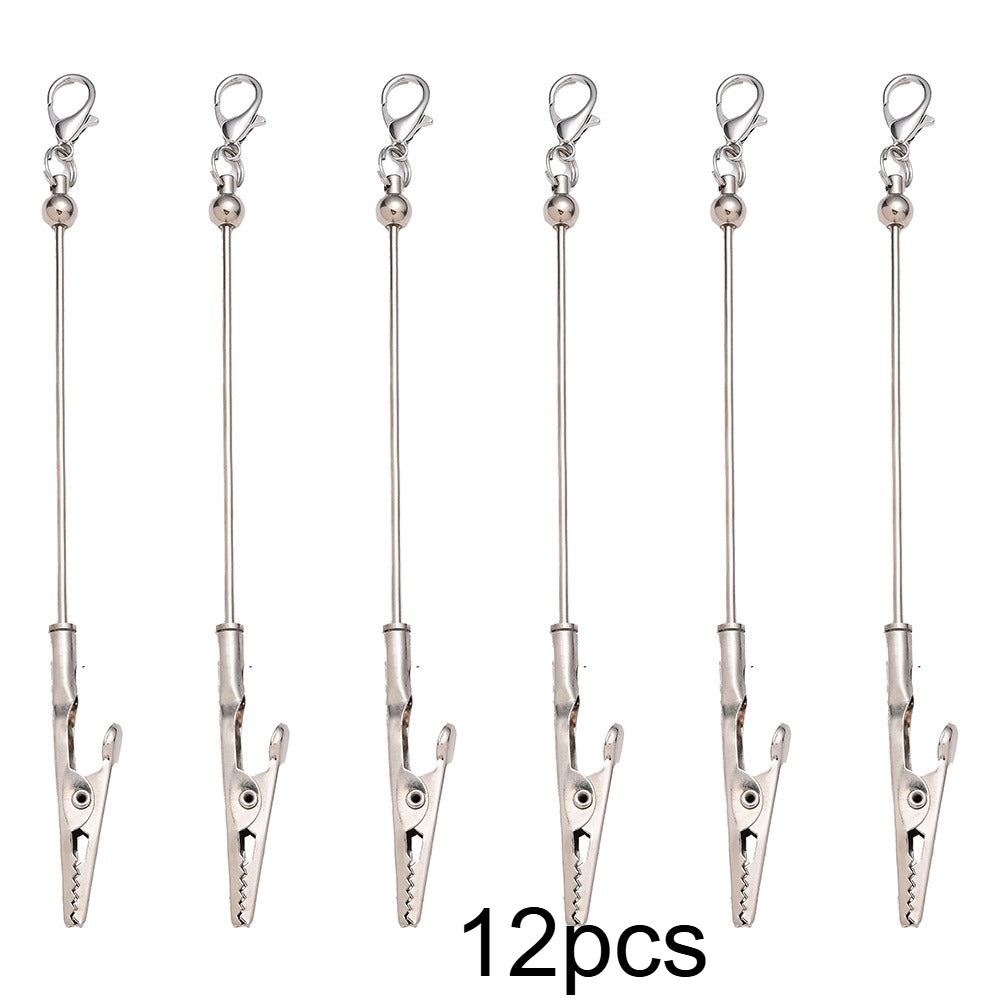 Beaded Card Holder Clips