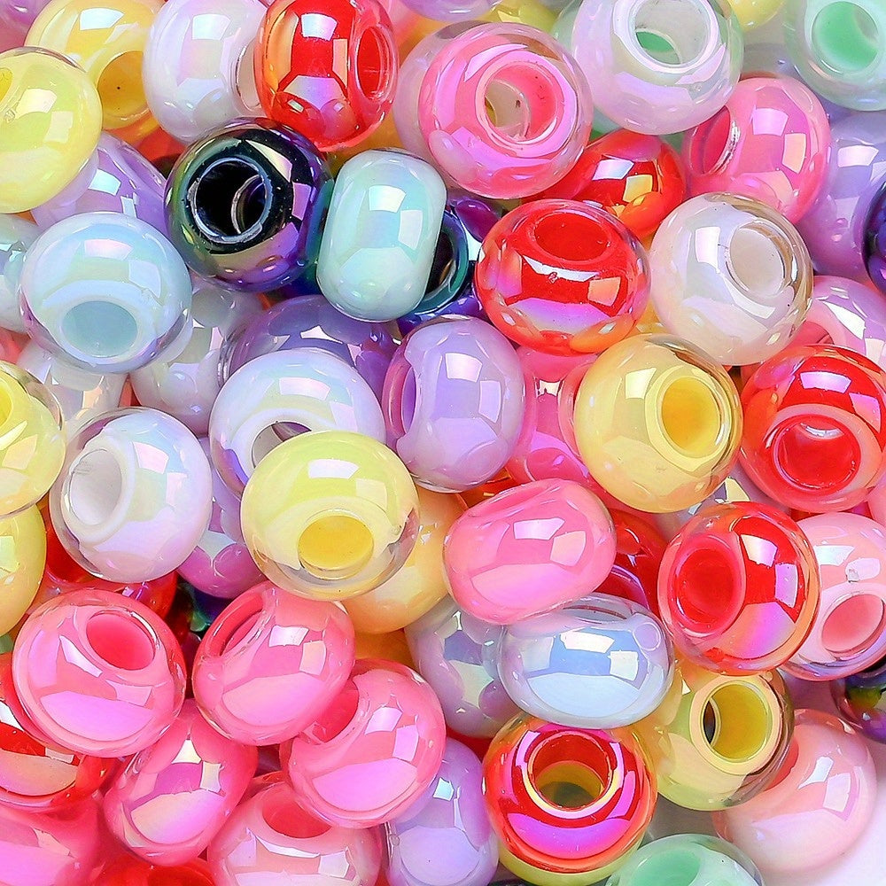 Cut Sugar Heart Acrylic Beads