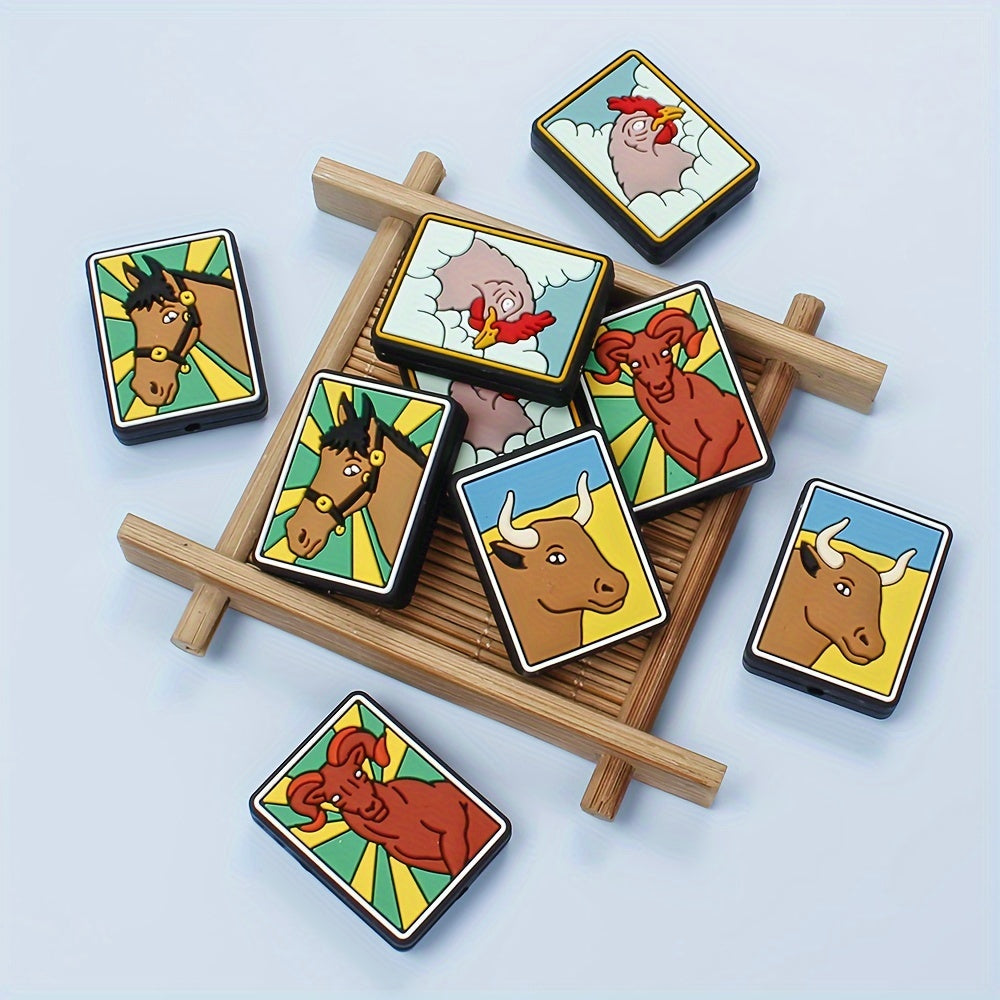 Animal Theme Silicone Beads