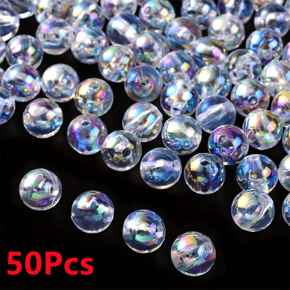 Clear Acrylic Round Beads