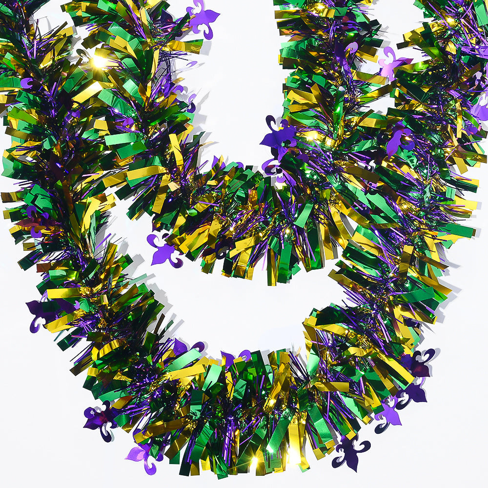 Mardi Gras Tinsel Garland