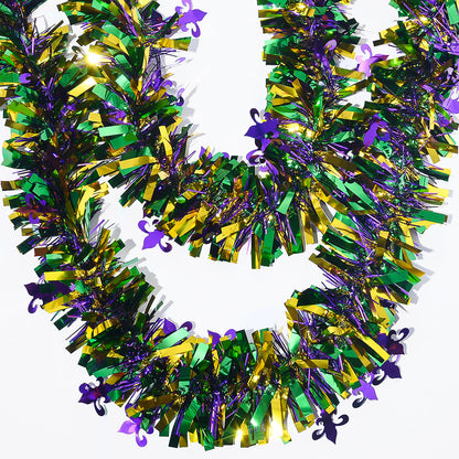 Mardi Gras Tinsel Garland