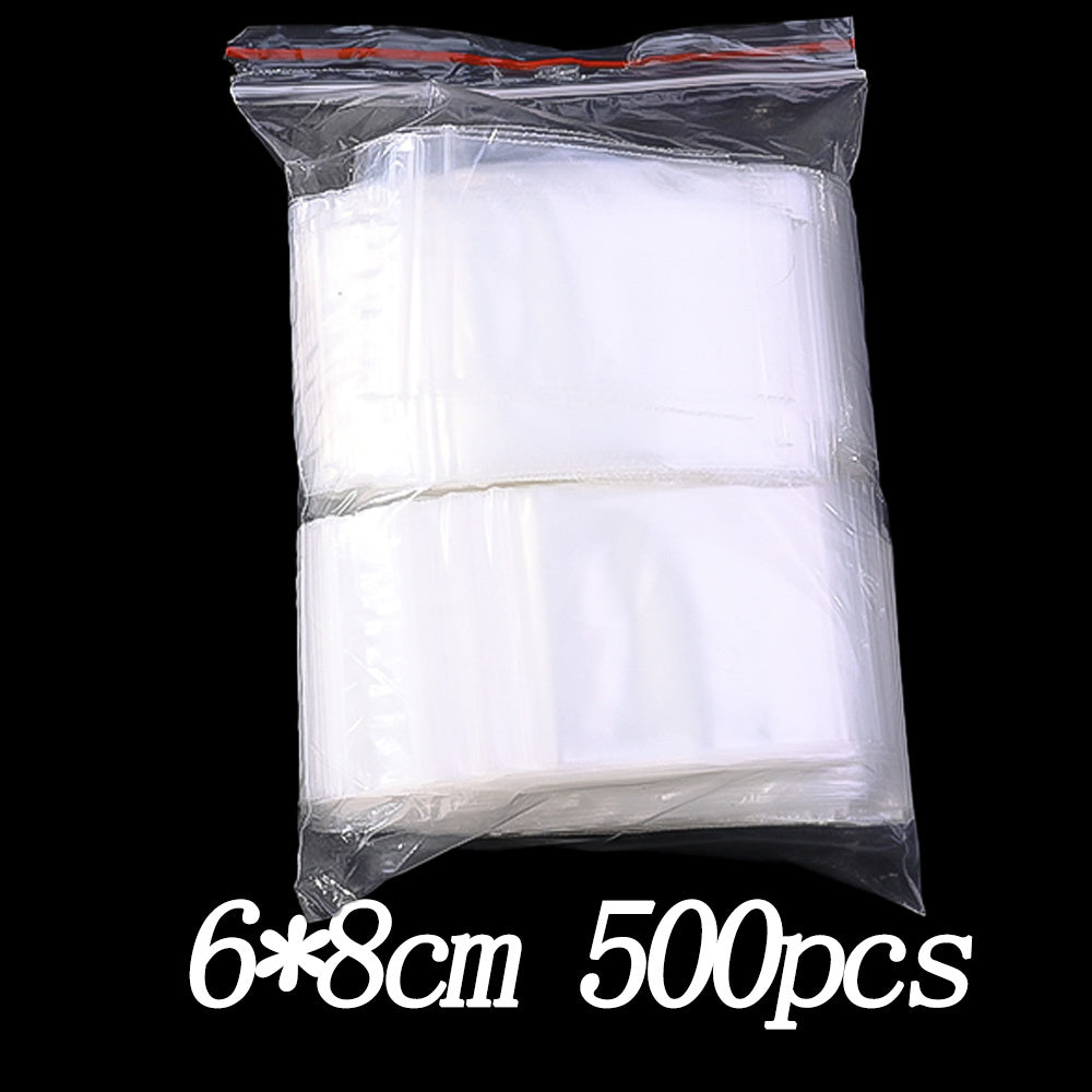 Transparent Plastic Jewelry Storage Bags