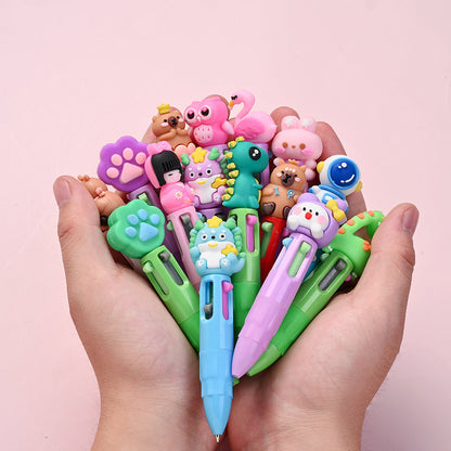 Cartoon Animal Retractable Ballpoint Pens
