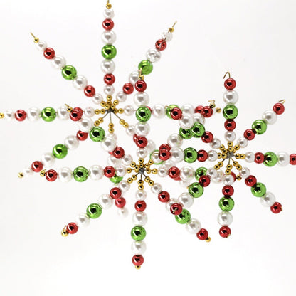 15-Piece Christmas Blank 6-Branch Iron Wire Ornament Set