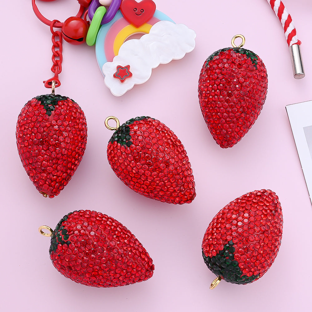 Strawberry Soft Clay Pendant