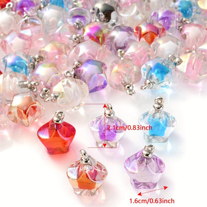 10PCS 16×21mm Star Acrylic Pendant Set
