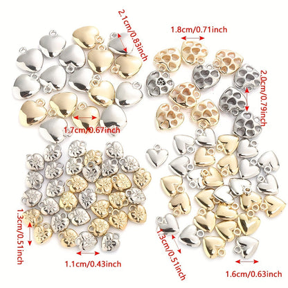 20/30/50PCS CCB Heart Love Pendant Set