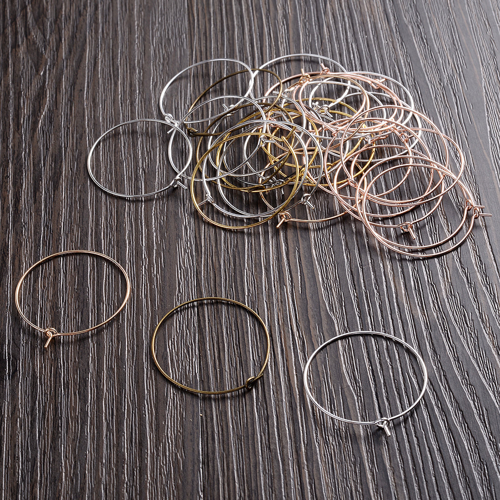 Mixed Alloy Earring Hoop Set