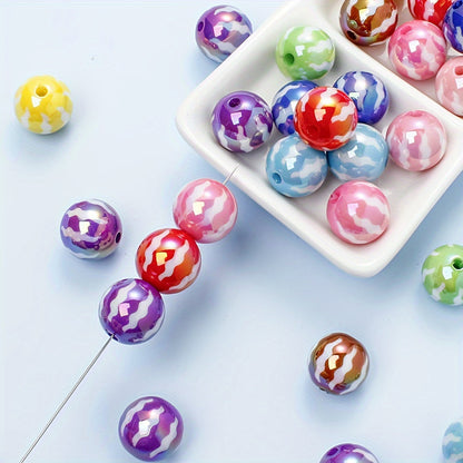 10PCS Watermelon Pattern Acrylic Bead Set