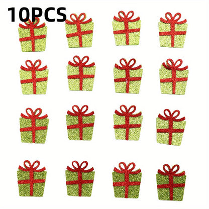 Christmas Glitter Decorative Patches