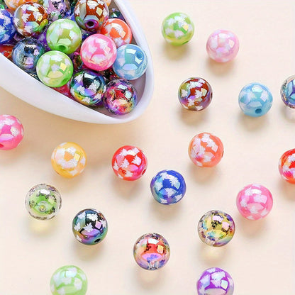 Butterfly Printed Acrylic Beads
