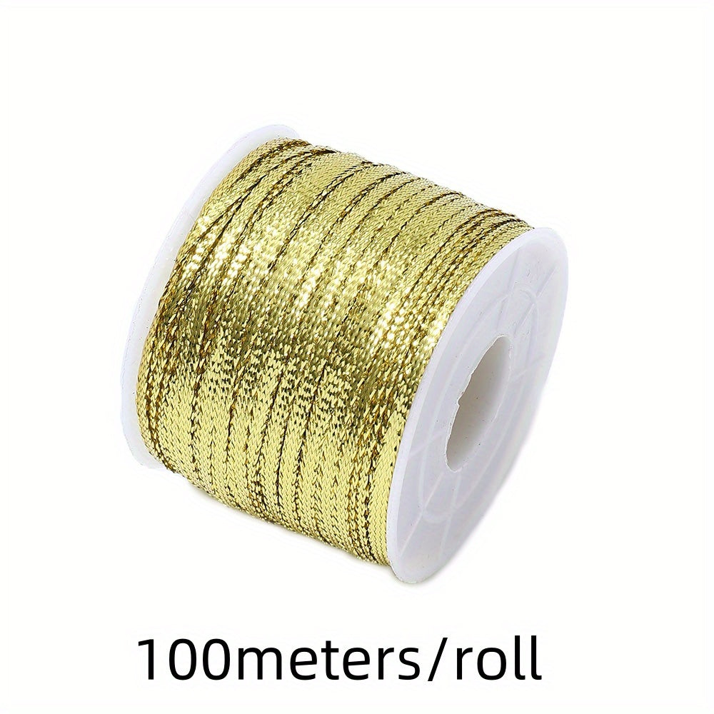 100 m/Roll 3 mm Christmas Ribbon Cord