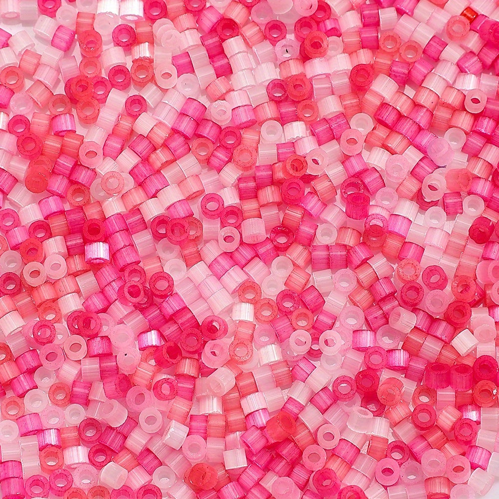 Cat's Eye Brushed Glass Beads