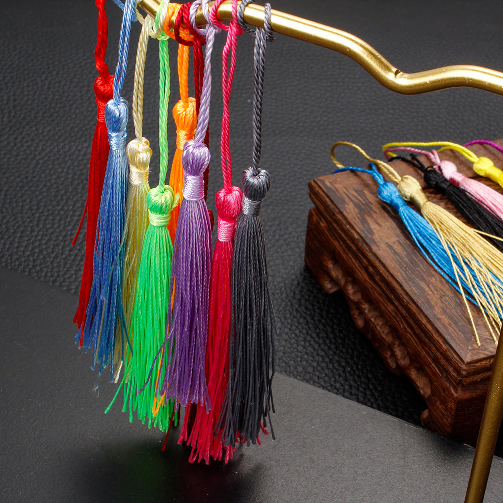 Vibrant Long Tassel Set