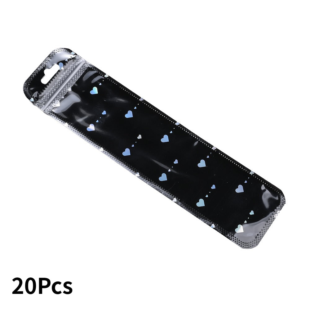 Iridescent Self-Sealing Jewelry Bags