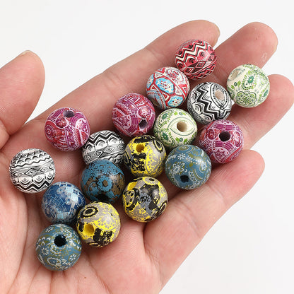 Bohemian Wooden Beads