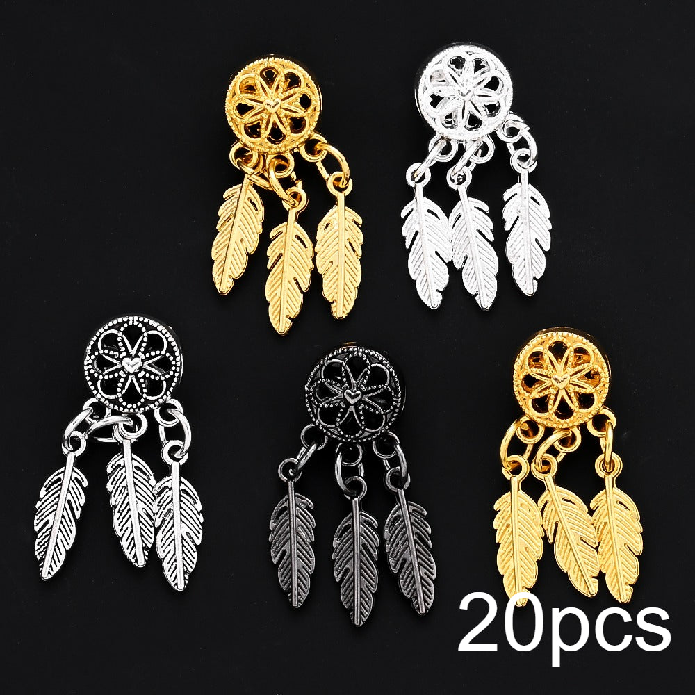 Dream Catcher Alloy Large Hole Beads