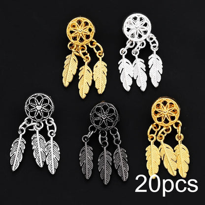 Dream Catcher Alloy Large Hole Beads