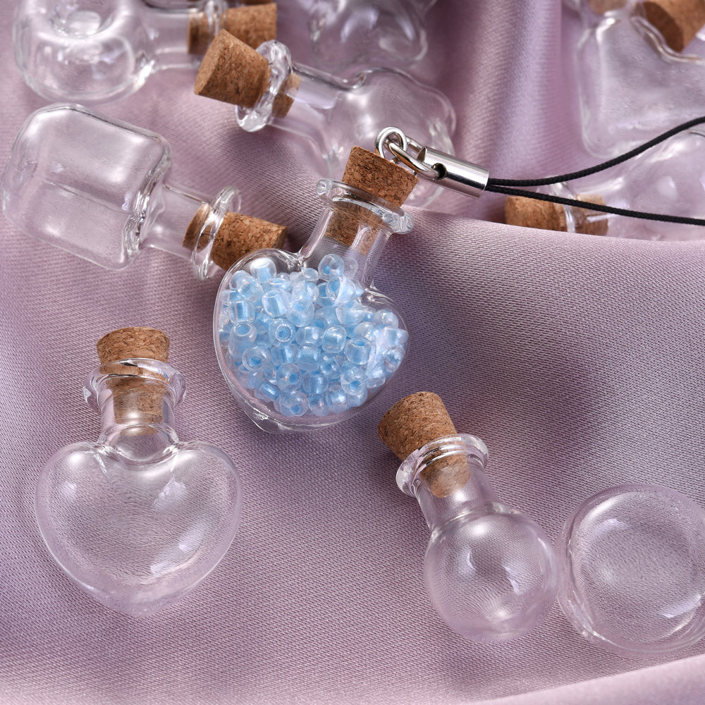 Mini Glass Bottles with Corks