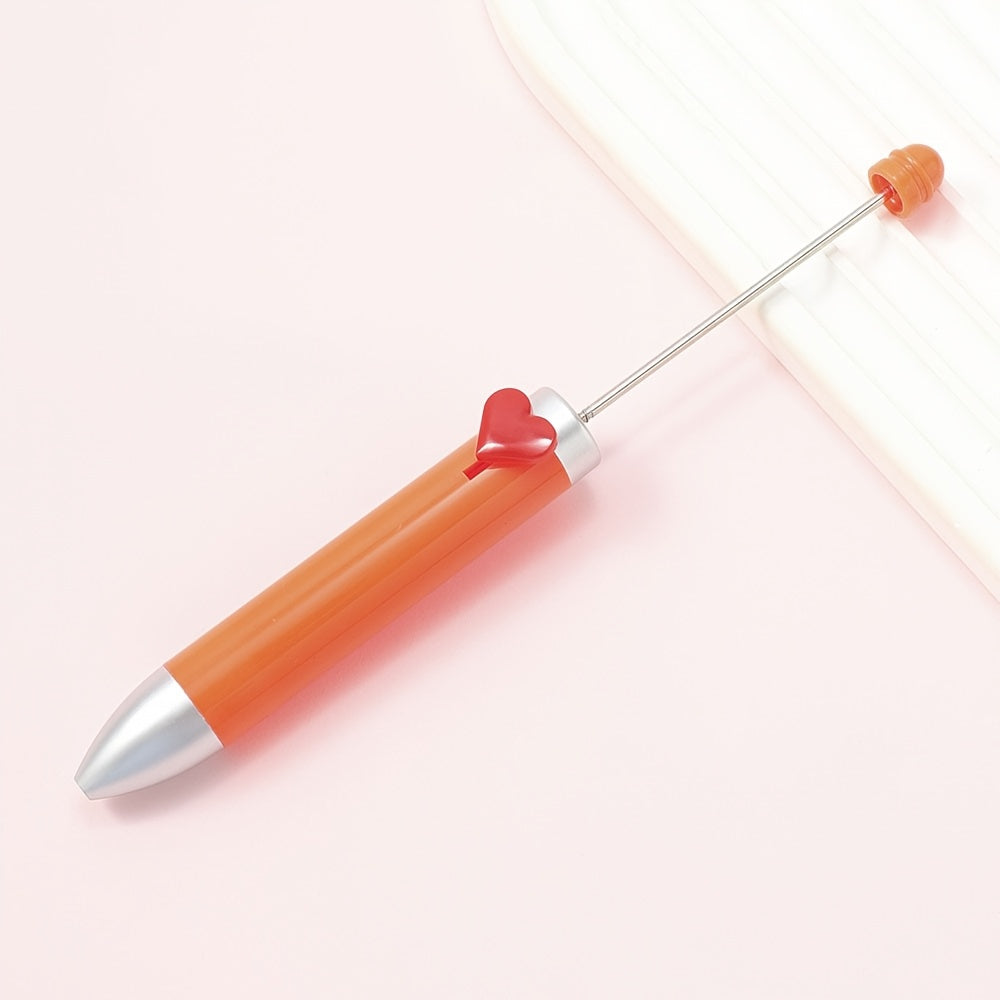155x14 mm Creative Plastic Beaded Ballpoint Pen