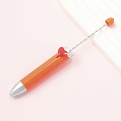 155x14 mm Creative Plastic Beaded Ballpoint Pen