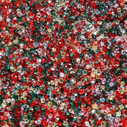 Christmas Glass Spacer Beads