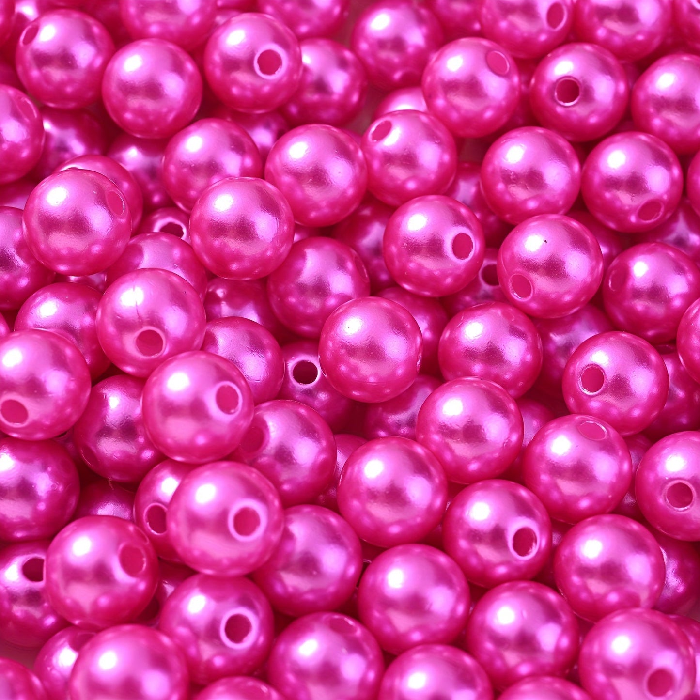 Colorful Imitation Pearl Acrylic Beads