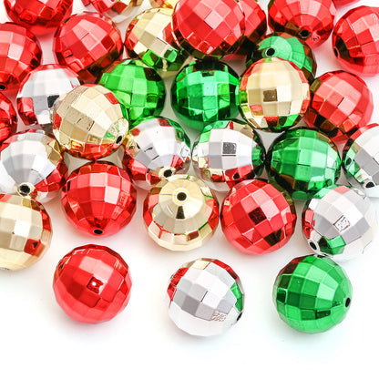 Earth Round Acrylic Beads
