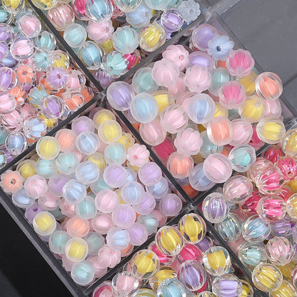 Acrylic Pumpkin Beads
