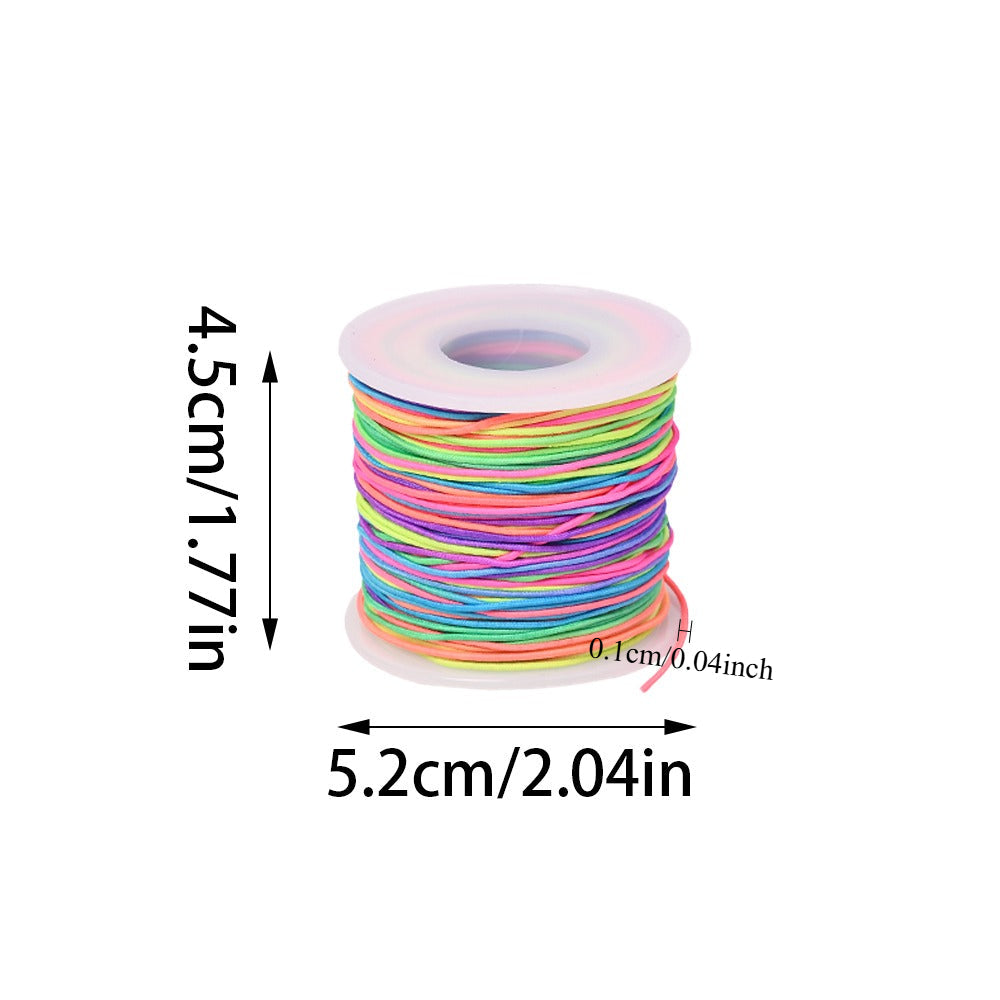 Mixed Color Plastic Stretch Thread