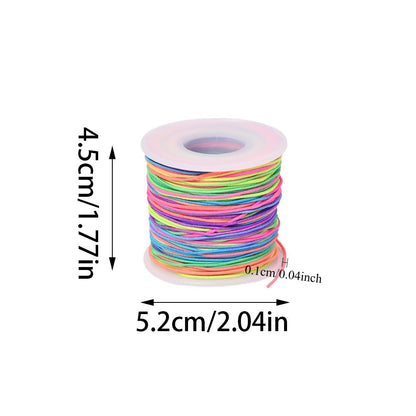 Mixed Color Plastic Stretch Thread